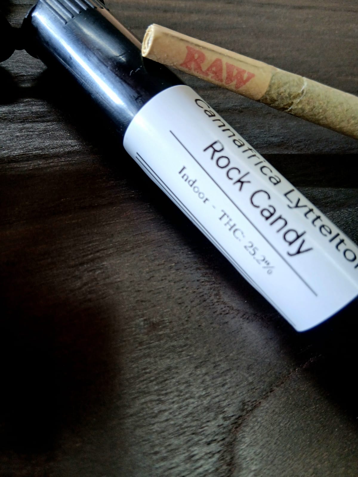 Cannafrica Lyttelton Rock Candy indoor pre-roll tube